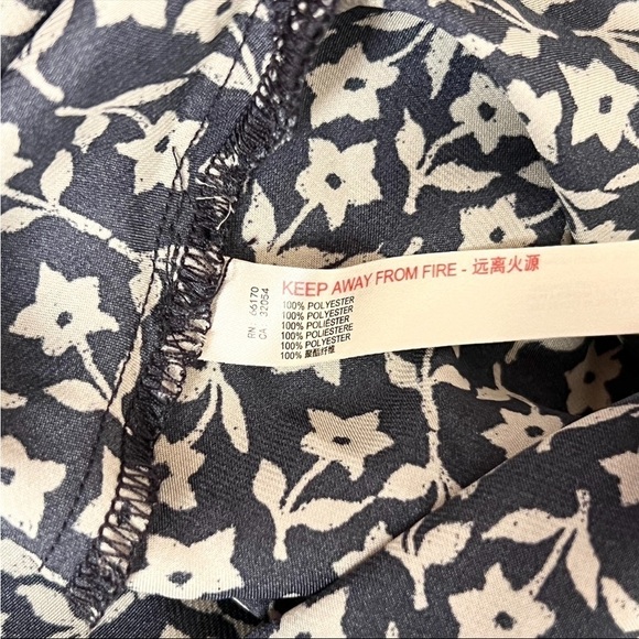 NWT‎ FREE PEOPLE 90s Y2K Floral Satin Sleeveless Mini Dress Smocked Back Slip M - Picture 11 of 11